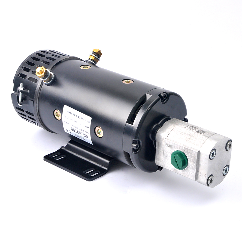 24V 4KW High Torque Dc Electric Motor ZD2973H WITH GEAR PUMP Buy 24V